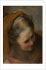 Head of an Old Woman Looking to Lower Right, 1584-86 by Federico Fiori Barocci or Baroccio