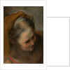Head of an Old Woman Looking to Lower Right, 1584-86 by Federico Fiori Barocci or Baroccio
