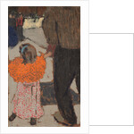 Child wearing a red scarf, c.1891 by Edouard Vuillard