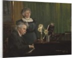Edvard Grieg and Nina Grieg, 1898 by Peder Severin Kroyer
