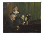 Edvard Grieg and Nina Grieg, 1898 by Peder Severin Kroyer