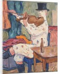 A Clown Playing the Violin, 1915 by Gosta von Hennigs