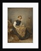 A Girl Carding, 1856 by Kilian Christoffer Zoll