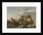 A Nobleman's Sleigh on the Ice, c.1646 by Philips Wouwermans or Wouwerman