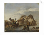 A Nobleman's Sleigh on the Ice, c.1646 by Philips Wouwermans or Wouwerman