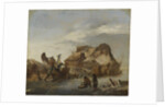 A Nobleman's Sleigh on the Ice, c.1646 by Philips Wouwermans or Wouwerman