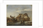 A Nobleman's Sleigh on the Ice, c.1646 by Philips Wouwermans or Wouwerman