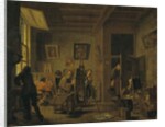 A Painter's Studio by Jan Josef the Elder Horemans