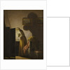 A Woman Picking Fleas by Candlelight by Pehr Hillestrom