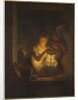 A Woman with A Lantern, 1818 by Alexander Lauréus