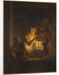 A Woman with A Lantern, 1818 by Alexander Lauréus
