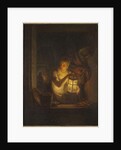 A Woman with A Lantern, 1818 by Alexander Lauréus