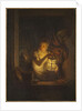 A Woman with A Lantern, 1818 by Alexander Lauréus