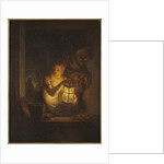 A Woman with A Lantern, 1818 by Alexander Lauréus