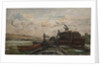 Barges on a River, c.1865 by Charles Francois Daubigny