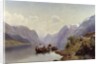 Bridal Escort on the Hardanger Fiord, 1865 by Johan Fredrik Eckersberg