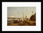 Bridal Homecoming at Lake Hornavan by Johan Fredrik Hockert