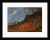 Basket of Wild Strawberries in a Landscape, c.1770 by Luis Menendez or Melendez