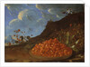 Basket of Wild Strawberries in a Landscape, c.1770 by Luis Menendez or Melendez