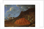 Basket of Wild Strawberries in a Landscape, c.1770 by Luis Menendez or Melendez