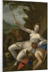 Diana with Nymphs, Dogs and Game by Johann or Hans von (follower of) Aachen