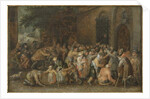 Distributing Alms, c.1610 by David Vinckeboons