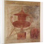 Wall painting fragment from the peristyle of a Villa at Boscoreale, c.50–40 B.C. by Roman Republican Period