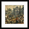 Market Scene with Ecce Homo, 1565 by Joachim Beuckelaer or Bueckelaer