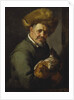 Old Man with a Hen, 1630 by Hendrick Bloemaert