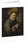 Old Man with a Hen, 1630 by Hendrick Bloemaert