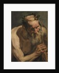 Old Satyr Holding a Flute, c.1620 by Jacob Jordaens