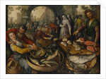 Fish Market with Ecce Homo, 1570 by Joachim Beuckelaer or Bueckelaer