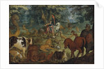 Orpheus Charming the Beasts by Roelandt Jacobsz Savery