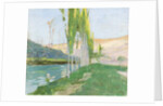 Poplars Growing near a Watercourse by Sven Richard Bergh
