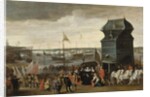 Queen Marie de Medici Disembarking in Antwerp, 1632 by Matheus Vroom
