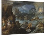 Shipwreck of the Greek Fleet on the Voyage Home from Troy, c.1585-90 by Joos or Josse de The Younger Momper