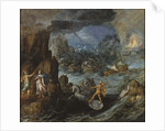 Shipwreck of the Greek Fleet on the Voyage Home from Troy, c.1585-90 by Joos or Josse de The Younger Momper