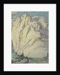 Snowy Mountains. Study from Lofoten, 1930 by Anna Katarina Boberg