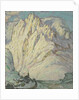 Snowy Mountains. Study from Lofoten, 1930 by Anna Katarina Boberg
