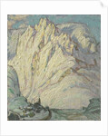Snowy Mountains. Study from Lofoten, 1930 by Anna Katarina Boberg