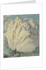 Snowy Mountains. Study from Lofoten, 1930 by Anna Katarina Boberg