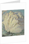 Snowy Mountains. Study from Lofoten, 1930 by Anna Katarina Boberg
