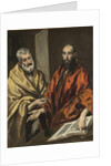 St Peter and St Paul, c.1605-8 by El Greco