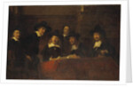 Staalmeesters, After Rembrandt, 1876-77 by Ernst Josephson