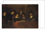 Staalmeesters, After Rembrandt, 1876-77 by Ernst Josephson