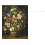 Still Life with Flowers in a Sculpted Jar, c.1620-24 by Jan the Elder Brueghel