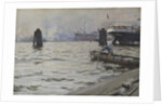 Port of Hamburg, 1891 by Anders Leonard Zorn