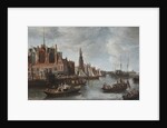 View of Nieuwe Kerk in Amsterdam by Anthonie Beerstraten