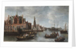 View of Nieuwe Kerk in Amsterdam by Anthonie Beerstraten