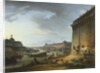 View of Paris from the Embankment beneath the Pont Neuf, 1766-68 by Elias Martin